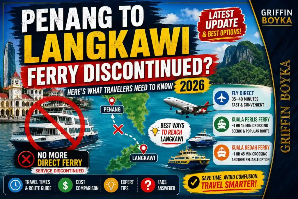 Penang to Langkawi Ferry Discontinued – 2026 Travel Guide & Best Alternatives